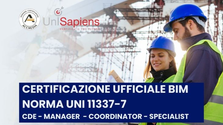 esame di certificazione bim manager specialist coordinator